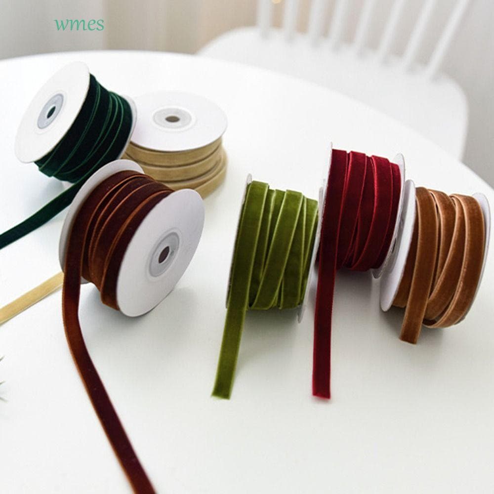 Fita De Decoração De Árvore De Natal WMES1 , Embrulho DIY De Tecido De Veludo , Reutilizável
