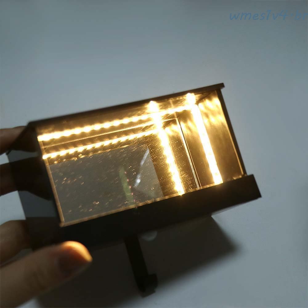 Porta-Chaves De Garagem WMES , Criativo Com Luz LED Para Montagem Na Parede , Organizador De Divertido Multifuncional