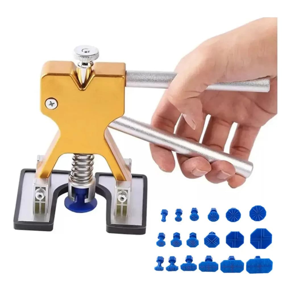 Kit Martelinho De Ouro Repuxadeira Martelinho Com 18 Ventosa