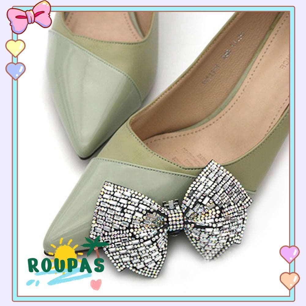 ROUPAS 2 Peças De Decoração De Sapato Clipe Feminino Casamento Noiva Borboleta Braçadeira