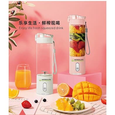 Combolai Milkshake Liquidificador 500ML Multifuncional Presente Doméstico Copo de Suco Recarregável Espremedor Portátil