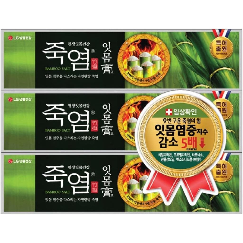 [LG] Pasta de Dente de Sal de Bambu ITMOMGO 120g (4.3oz) x 3 unidades