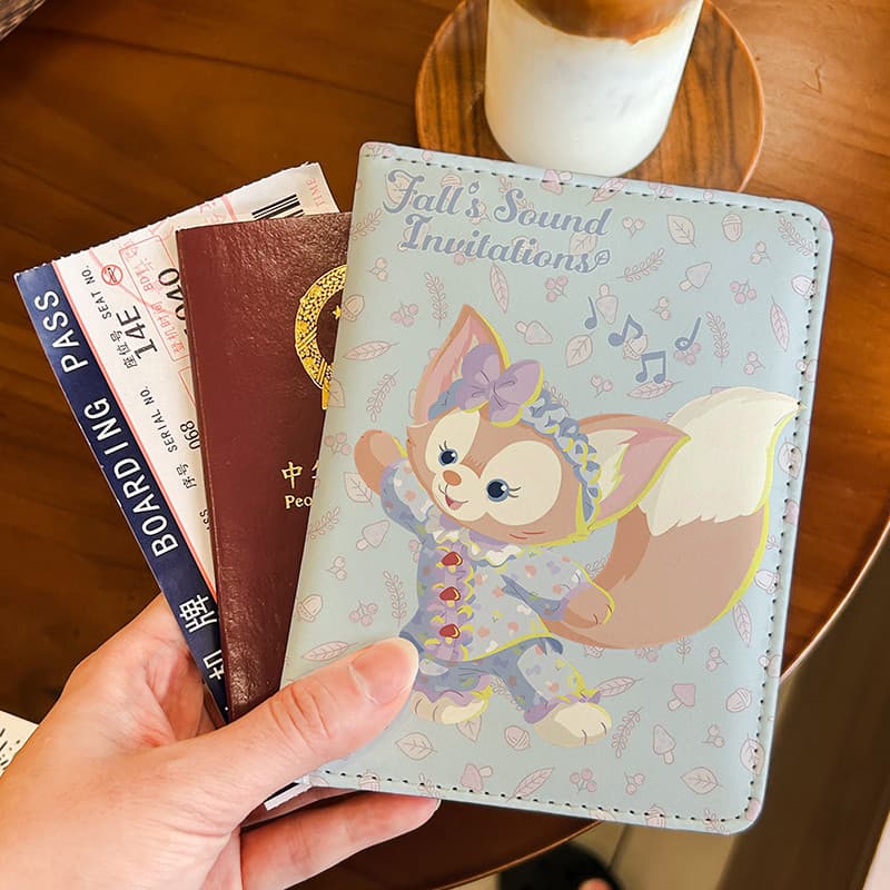 Lingna Belle e Ola Mira Porta-passaporte Bolsa para documentos Capa protetora Porta-cartões multifuncional Viajando no e