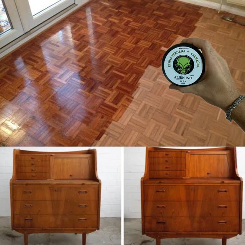Cera Para Tabua Madeira Móveis Piso  Restauradora Carnaúba