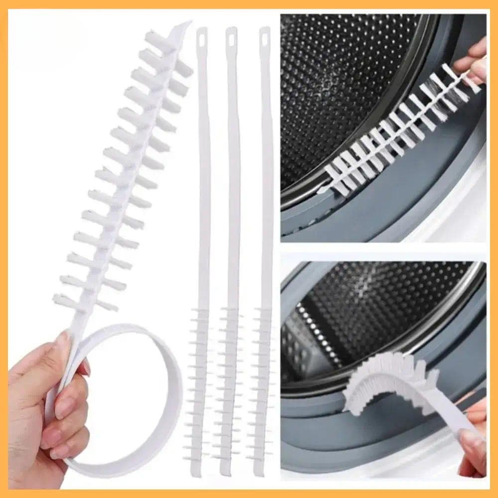 Escova de Limpeza para Máquina de Lavar, Nylon Durável com Cabo Longo, Limpeza Profunda, Uso Doméstico