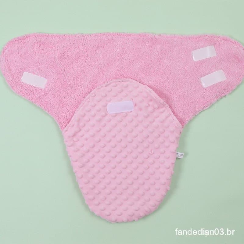 Saco De Dormir Para Recém-Nascidos , Camada Dupla , Feijão , Veludo , Cobertor , 0-6 Meses