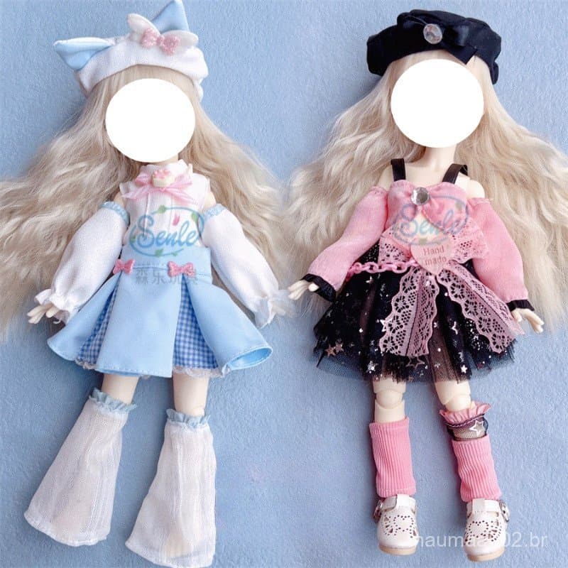 30cm BJD Doll Clothing Dress Doll's's Accessories Girls DIY Up Toy (Sem Bonecas , Sapatos)
