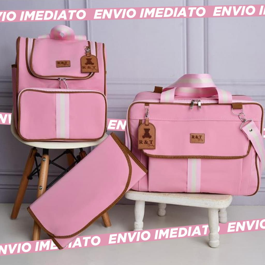 Bolsas Maternidade Com Mochila Grande Mala De Bebê E Trocador