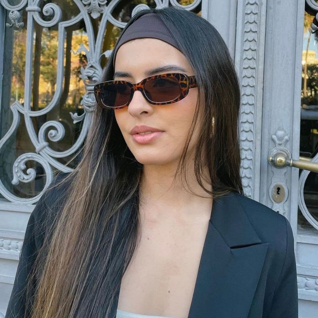 Faixas de Cabelo Penteados e Esportes Branco, Preto, Marrom Claro e Marrom Escuro