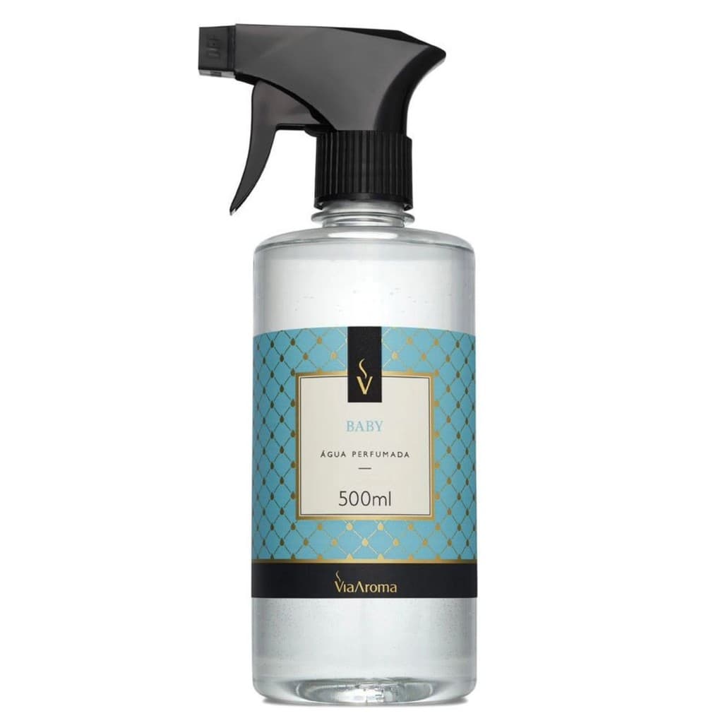 Baby Água Perfumada Para Tecidos & Lençol - Via Aroma 500ml