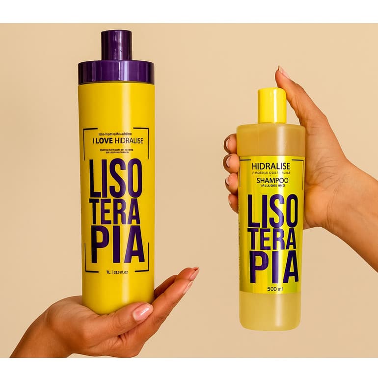 Kit Progressiva Lisoterapia Sem Formol + Shampoo Anti-Resíduos 500ml