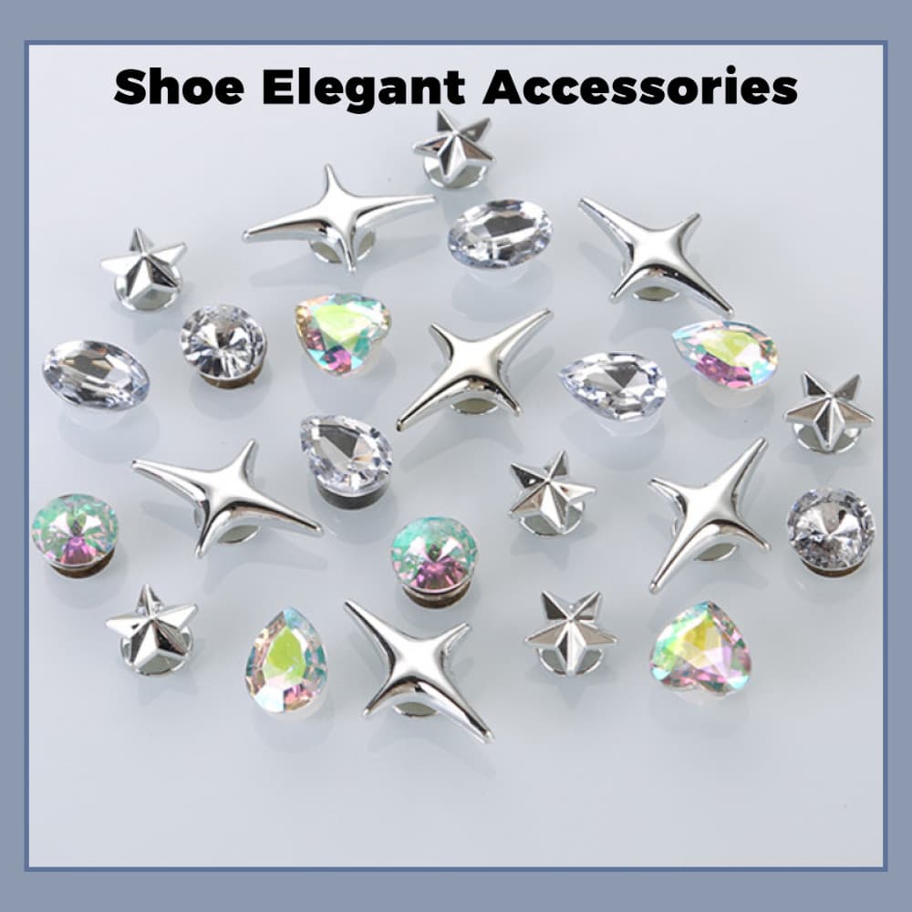 24 Pçs Sapato Encantos and Elegante Acessórios Decorativos Sandálias Pingente Botons Pins Presentes Para Amigos