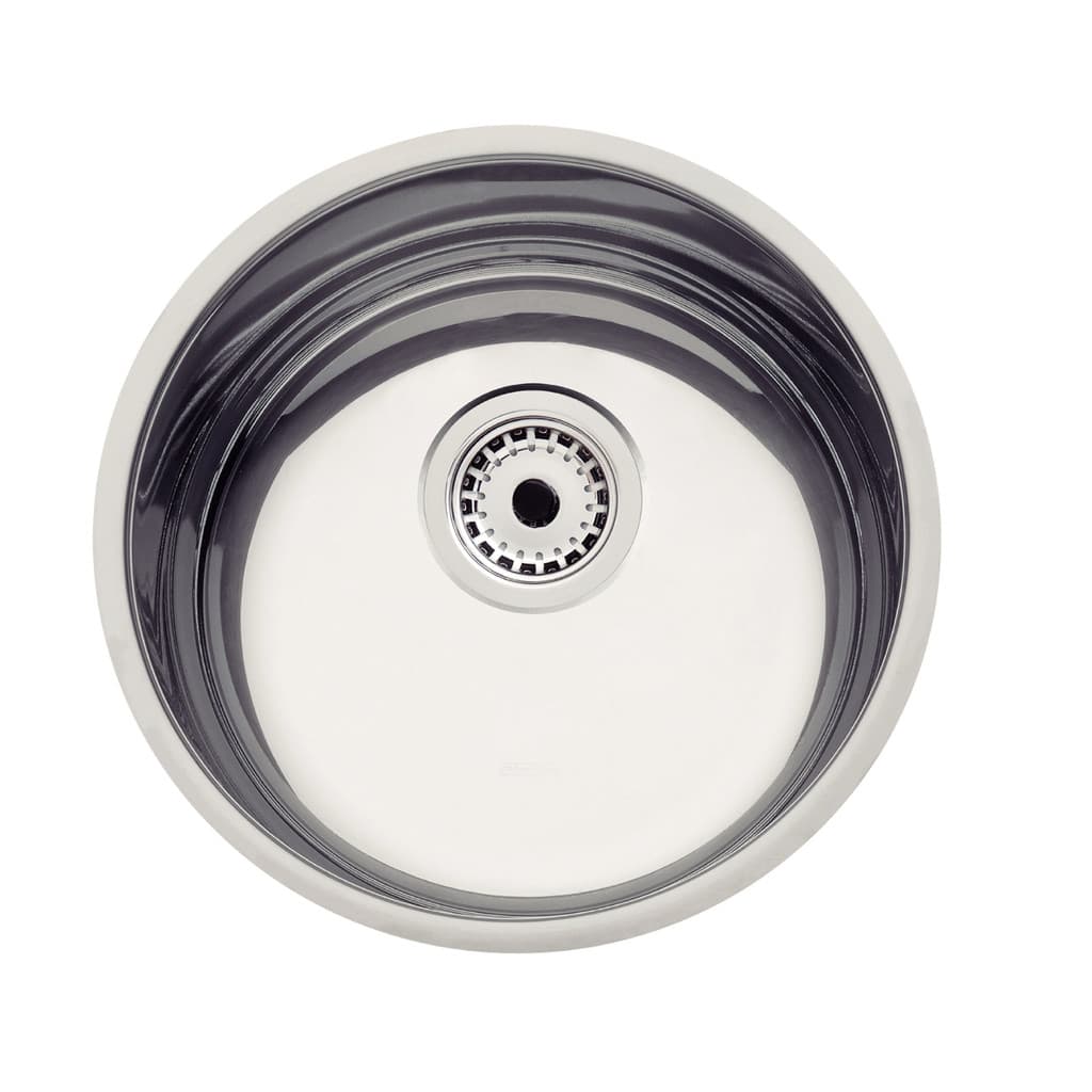 Cuba Cozinha Redonda De Embutir Aço Inox Polido 30 BL Luna Tramontina