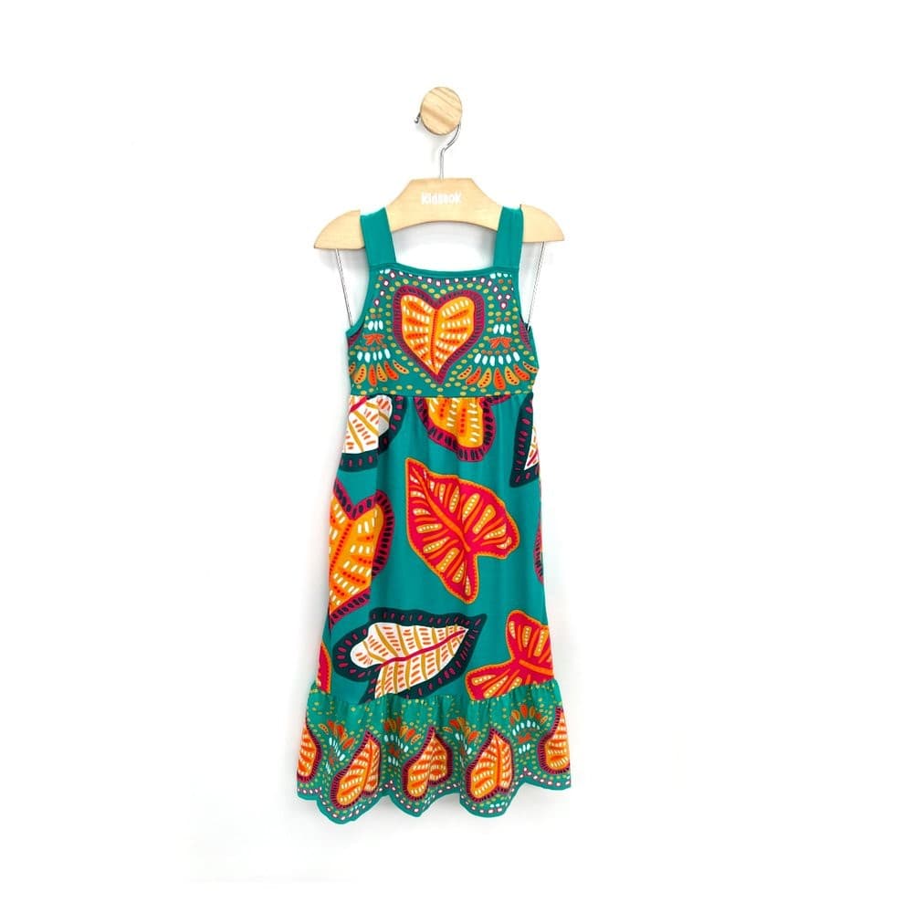Vestido Menina Longo Estampado - Nanai