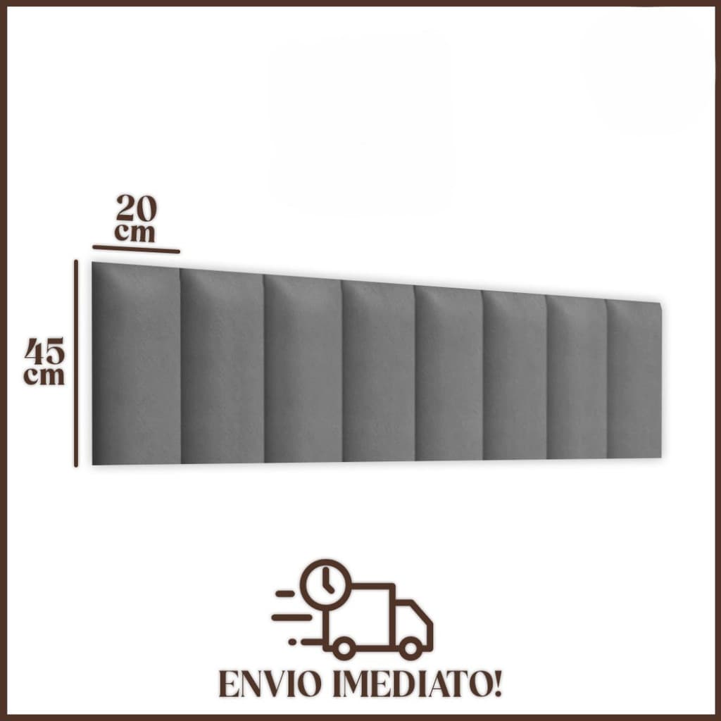 Cabeceira estofada modulada para Cama BOX CASAL QUEEN KING 45X20 !!!ENVIO IMEDIATO!!!