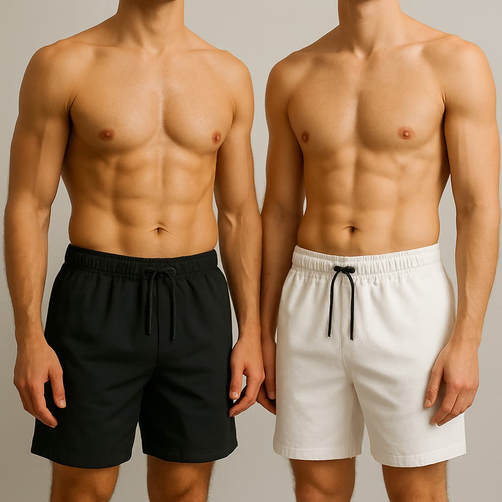Kit 2 Bermudas Tactel Masculina Praia Treino Academia Leve