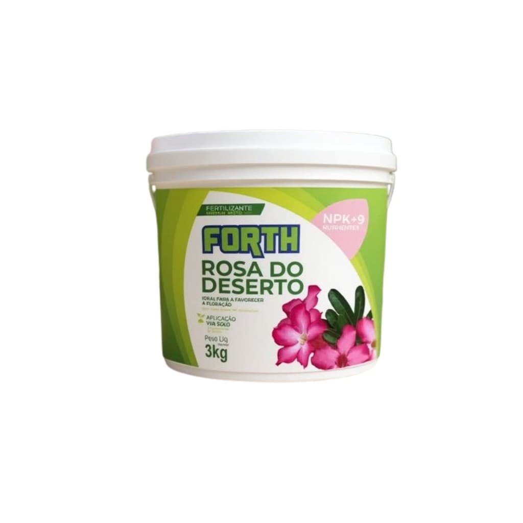 Fertilizante Adubo Forth Rosa do Deserto 3kg