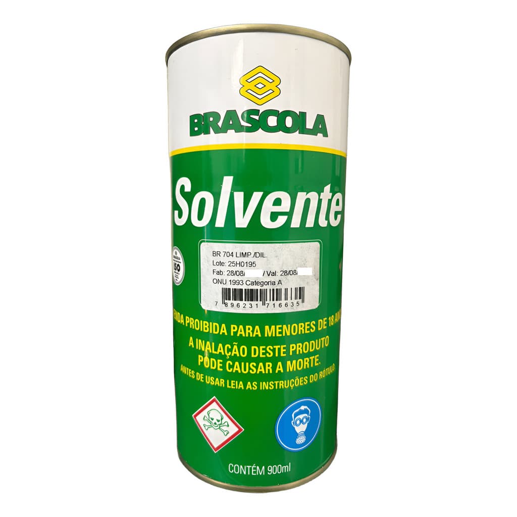 Solvente Diluidor E Limpador De Cola - 900ml