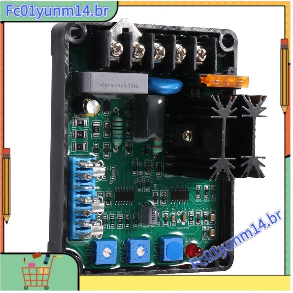 Novo Módulo Regulador De Tensão Automático Universal GAVR-8A AVR