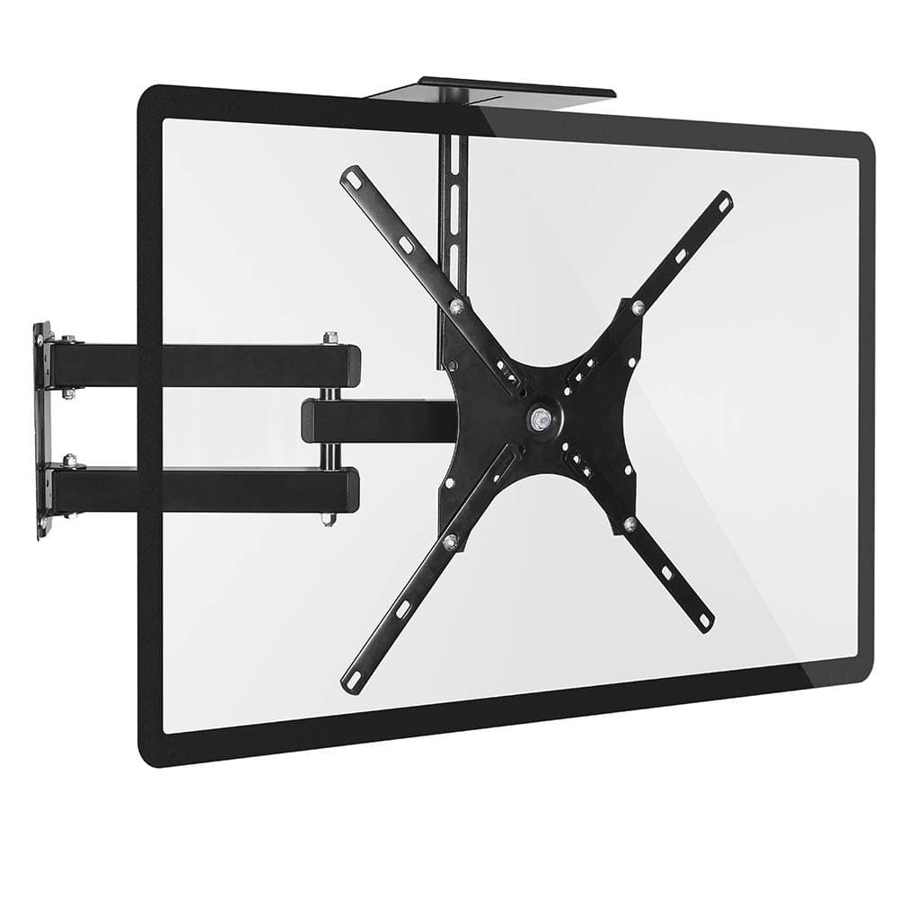 Kit Suporte para TV LED LCD Até 55" TriArticulado Braço Mega Longo VESA 400x600 & Suporte para Receptor Digital - 08CDVD