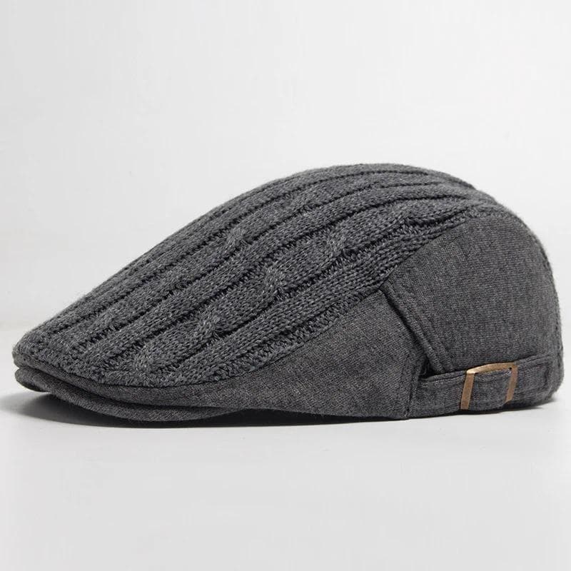 Novo Masculino Mulher Boina Outono E Inverno Engrossado Quente Malha Boinas Moda Macio Topo Newsboy Boné Casual Crochê C