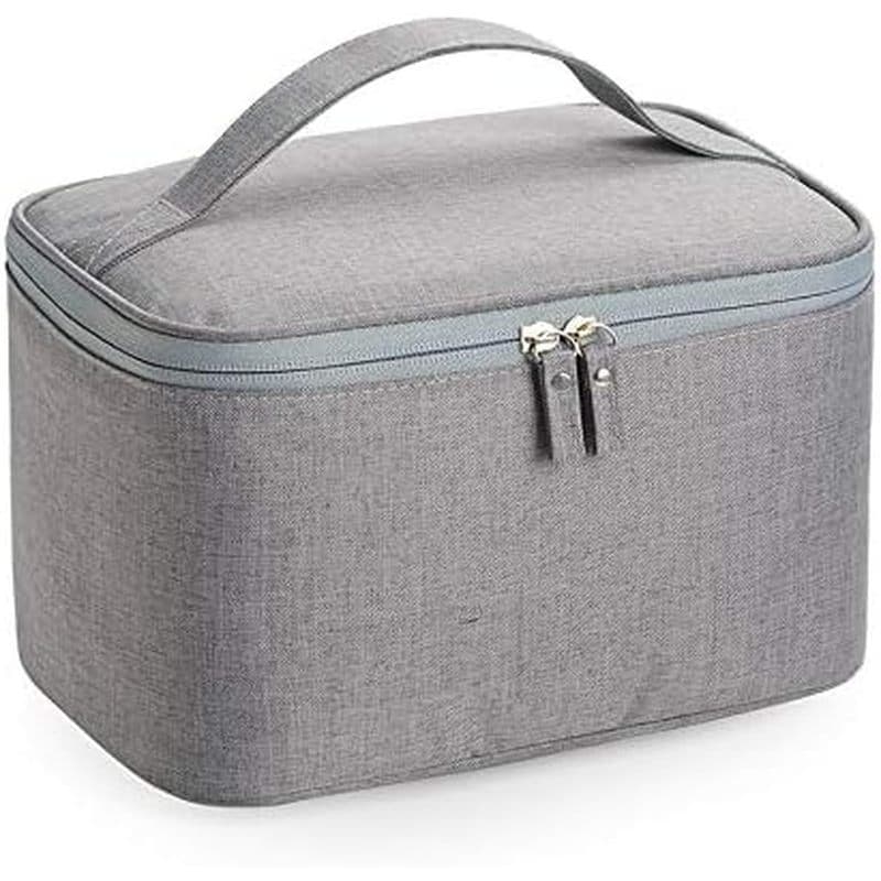 Bolsa Grande De Higiene Para Viagem , Tecido Oxford À Prova D'água , Organizador De Maquiagem Com Alça , 9.4 x 6.3 x 5.5