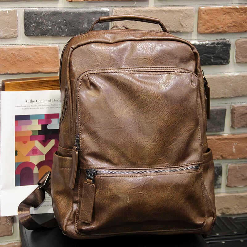 Homens saco Retro mochila computador saco estudante grande capacidade saco de escola mochila versão coreana masculino Ca