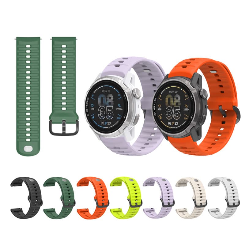 22mm 24mm Para COROS PACE 4 3 APEX 4 2Pro 46mm 42mm Pulseira De Substituição Esportiva Relógio De Silicone