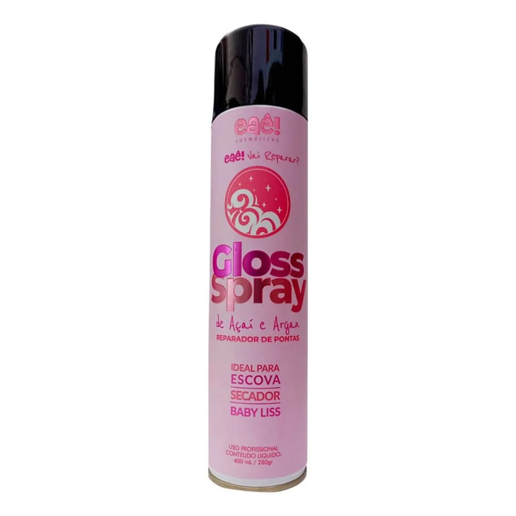 Reparador Gloss Spray 400Ml Eaê Cosmeticos