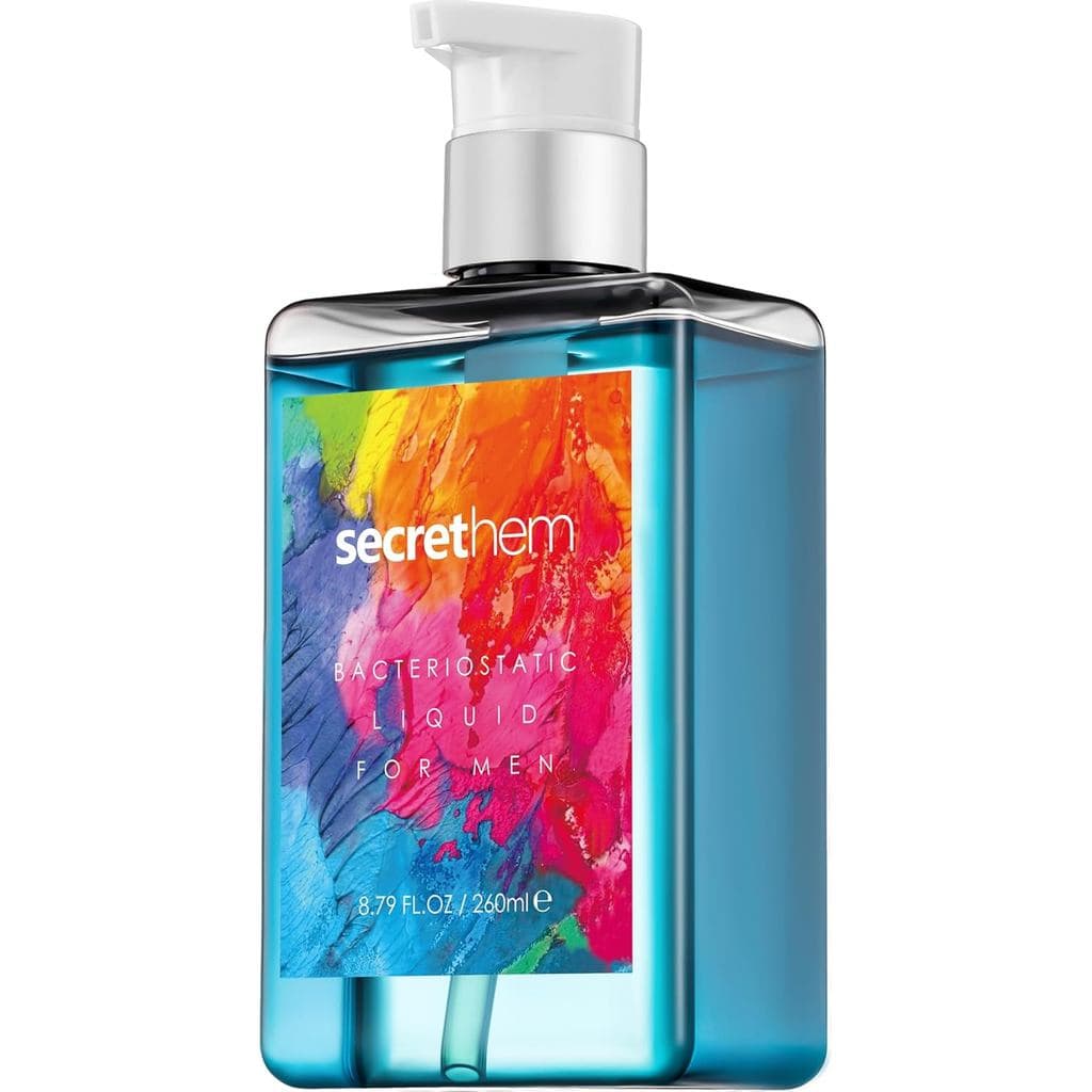 Sabonete Íntimo Masculino, com pH Balanceado, de Menta e Verbena para Controle de Odor, para Pele Sensível. |   8,8 onça