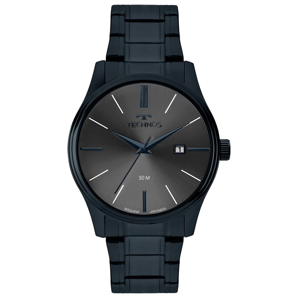 Relógio Technos Masculino Steel Azul - 2115UBT/1F