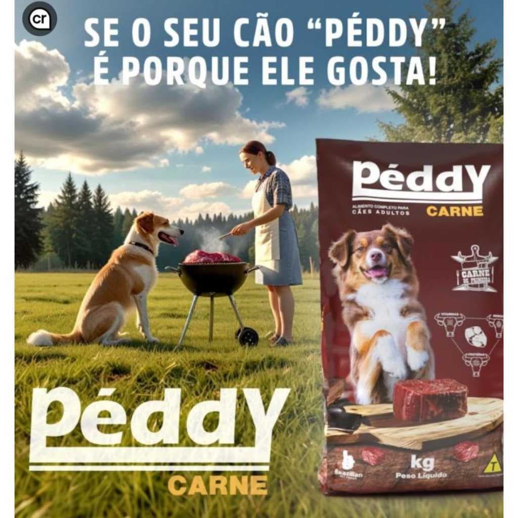 Ração Para Cachorro 15kg Peddy Carne - Ração para Cão Adulto Premium 15Kg