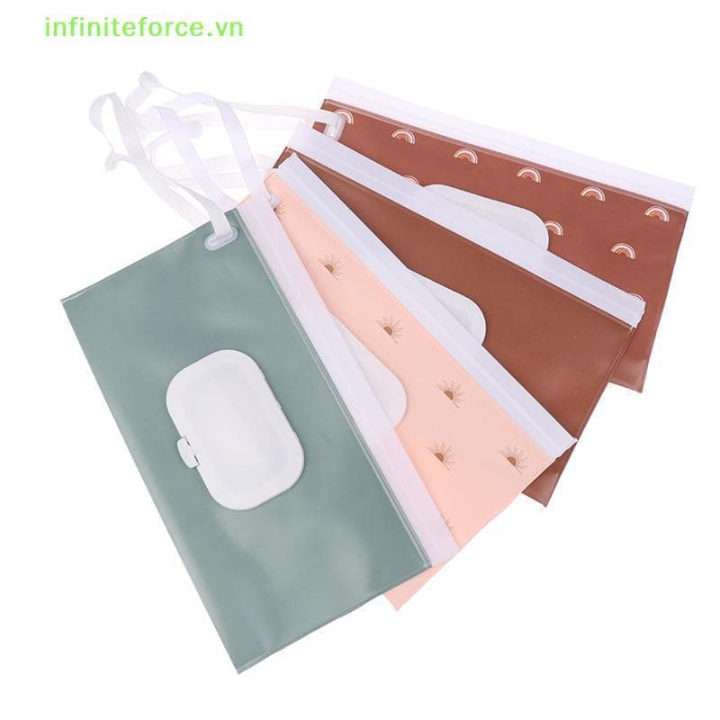 INVN 1 PCS EVA Portátil Snap-Strap Caixa De Tecido Lenços Umedecidos Bolsa Flip Cover Cosmética Ao Ar Livre Acessórios Ú