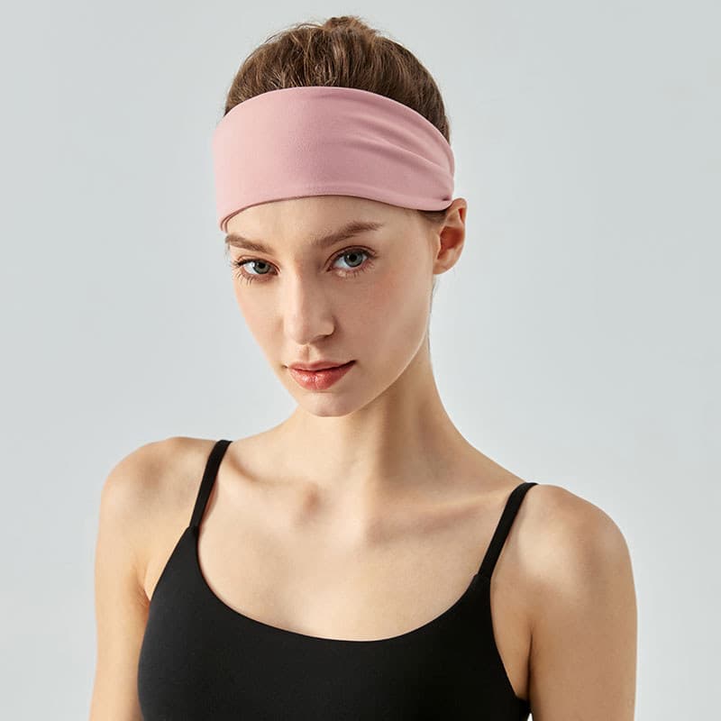 Comércio exterior exportação faixa de cabelo absorvente de suor lenço de seda estilo verão Yoga Fitness uso faixa de cab