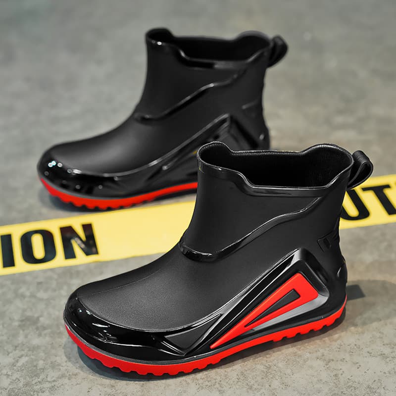 Crianças botas de chuva meninos botas de chuva sola macia médio grande crianças à prova dwaterproof água antiderrapante