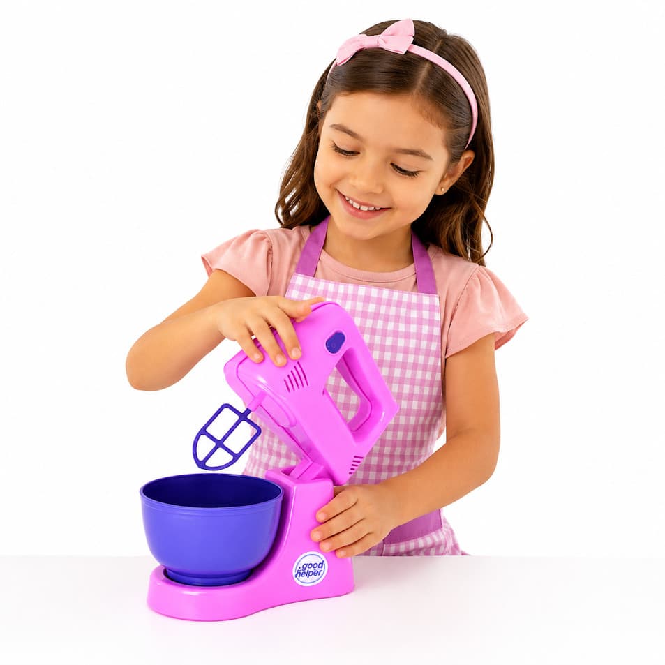 Brinquedo Batedeira Infantil Cozinha Casinha Comidinha