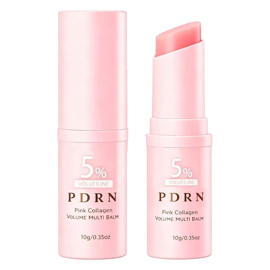 Bálsamo Multiuso PDRN Pink Collagen Volume, Tudo em Um com Volufiline, PDRN, NAD Stick para uma Aparência Jovem, Ajuda a