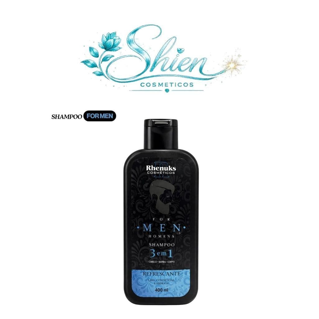 Shampoo 3 Em 1 For Men 400Ml Rhenuks Cosméticos (Afilhado)