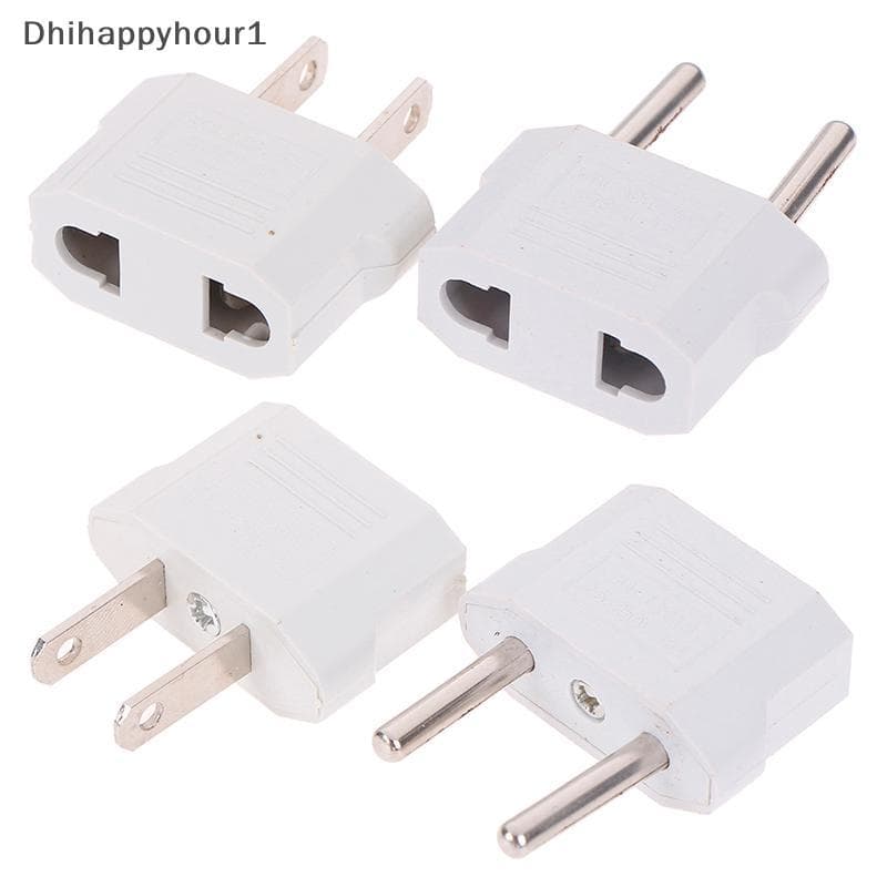 DHI 4 Unidades Europeu Eua Ue Para Nós plug-Nos Adaptador De Carregador De Viagem Conversor N