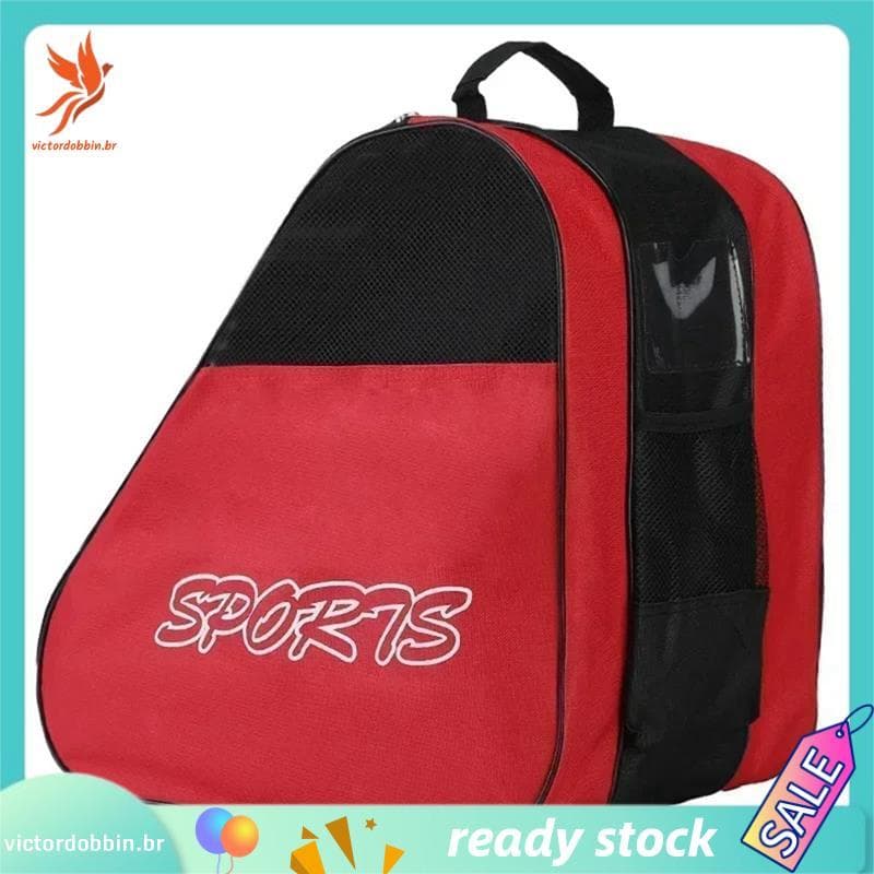 [victordobbin.br] Bolsa De Patinação Respirável Bolsas De Armazenamento De Patins Suporte De Rolo Skate Speed
