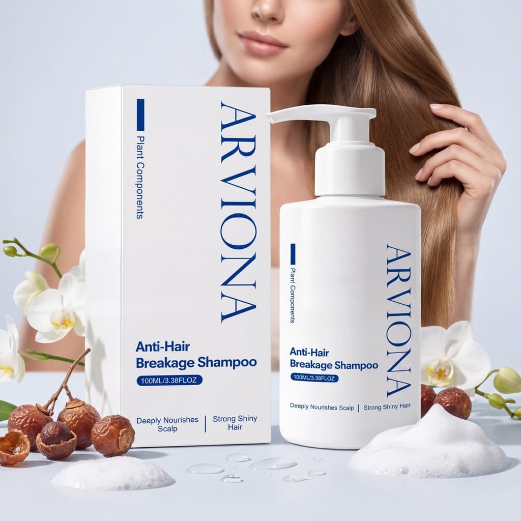 ARVIONA Shampoo para cuidados com os cabelos Volumizing Care Raízes do cabelo Cabelo Caudas Shampoo macio e elegante e b