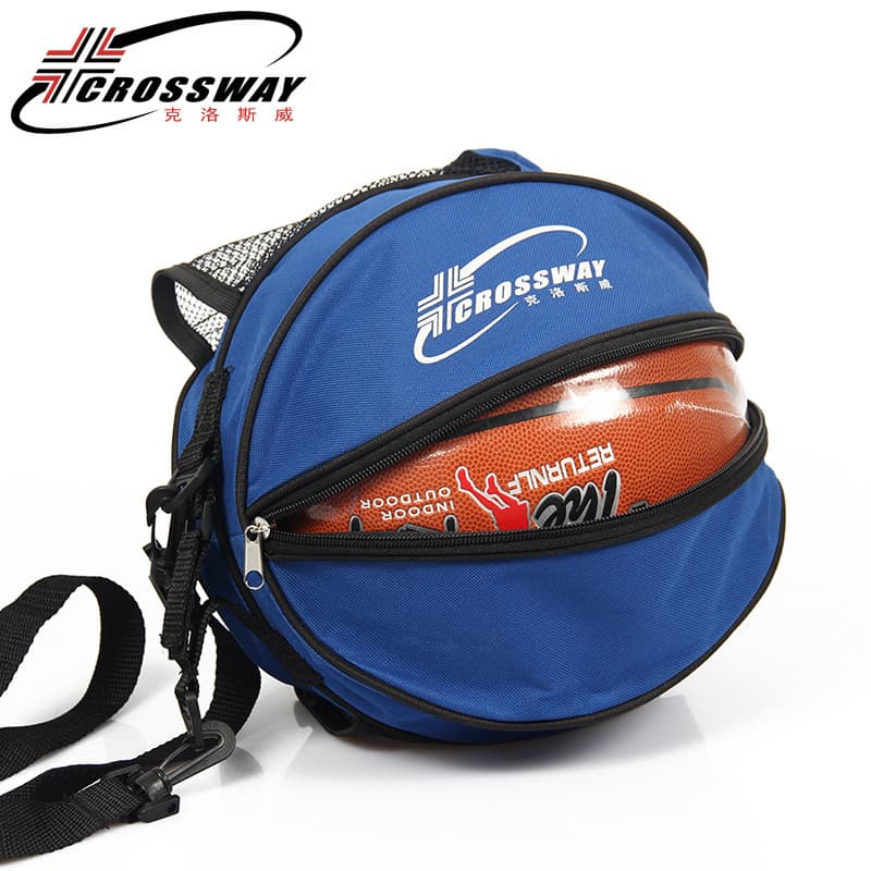 Saco de basquete um ombro duplo treinamento esportes mochila saco de basquete net bolso net saco estudante crianças vole