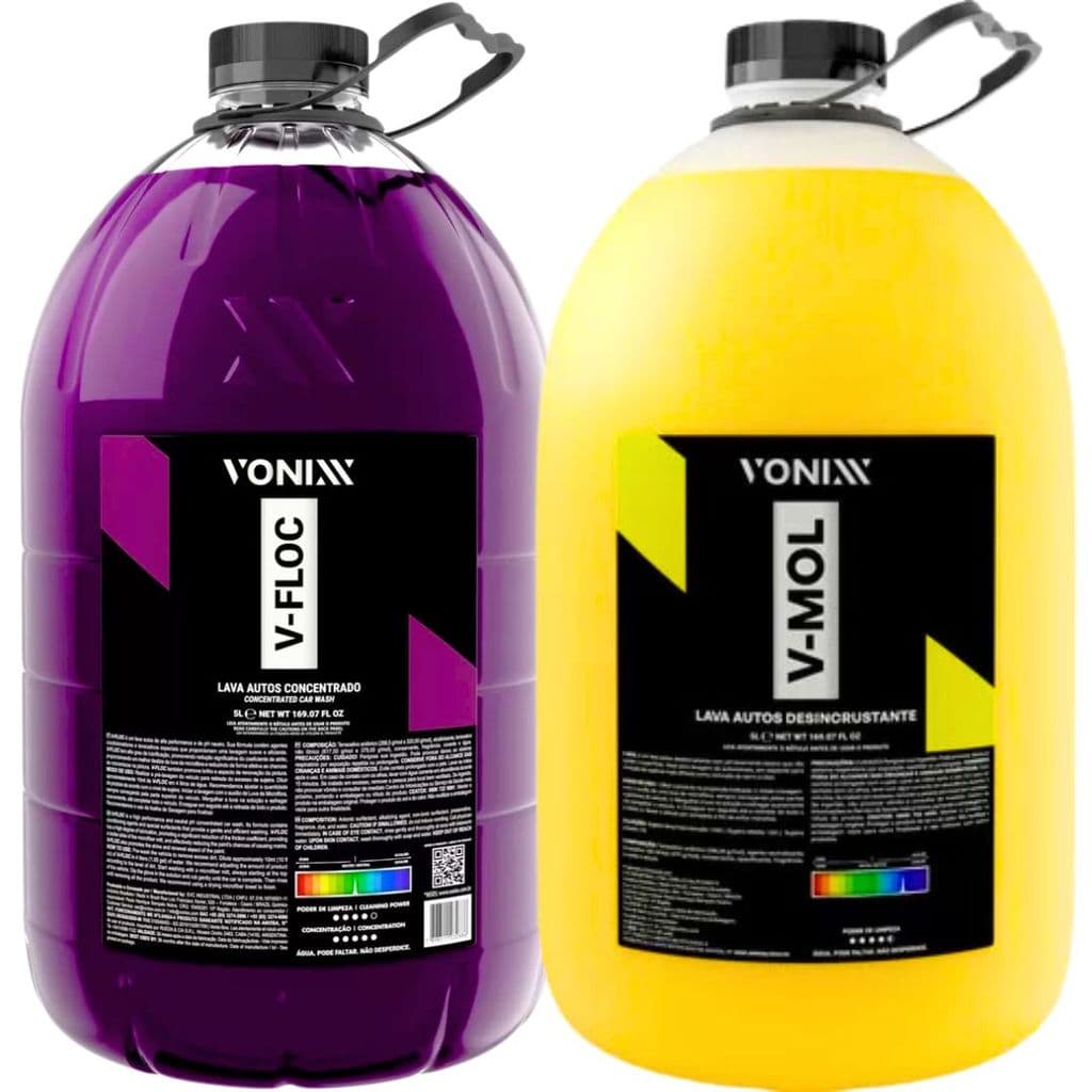 Kit Shampoo Concentrado Limpeza Pesada V-floc V-mol Vonixx