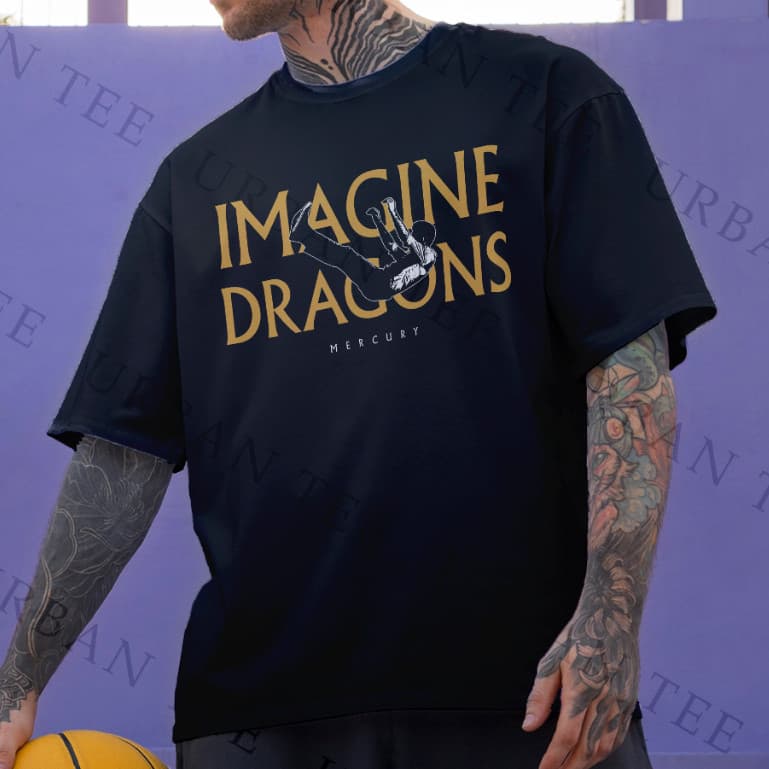 Camiseta Basica Algodao Imagine Dragons Mercury Acts Banda Pop Unissex