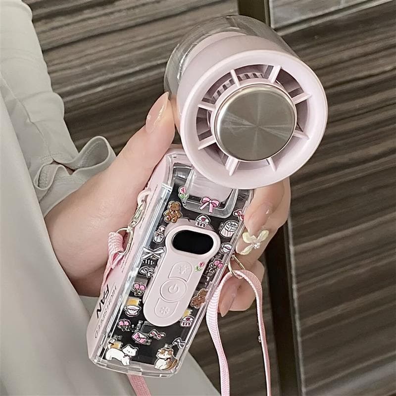Refrigeração pequeno ventilador silencioso portátil Mini semicondutor bloco de gelo ao ar livre portátil pendurado pesco