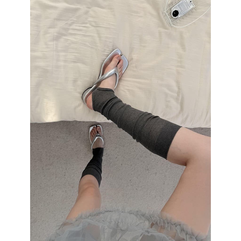 Meias coreanas estilo miu Megatly Thin ~ Tão sofisticado!.Leve respirável não abafado pé pisando em meias de pilha de pé