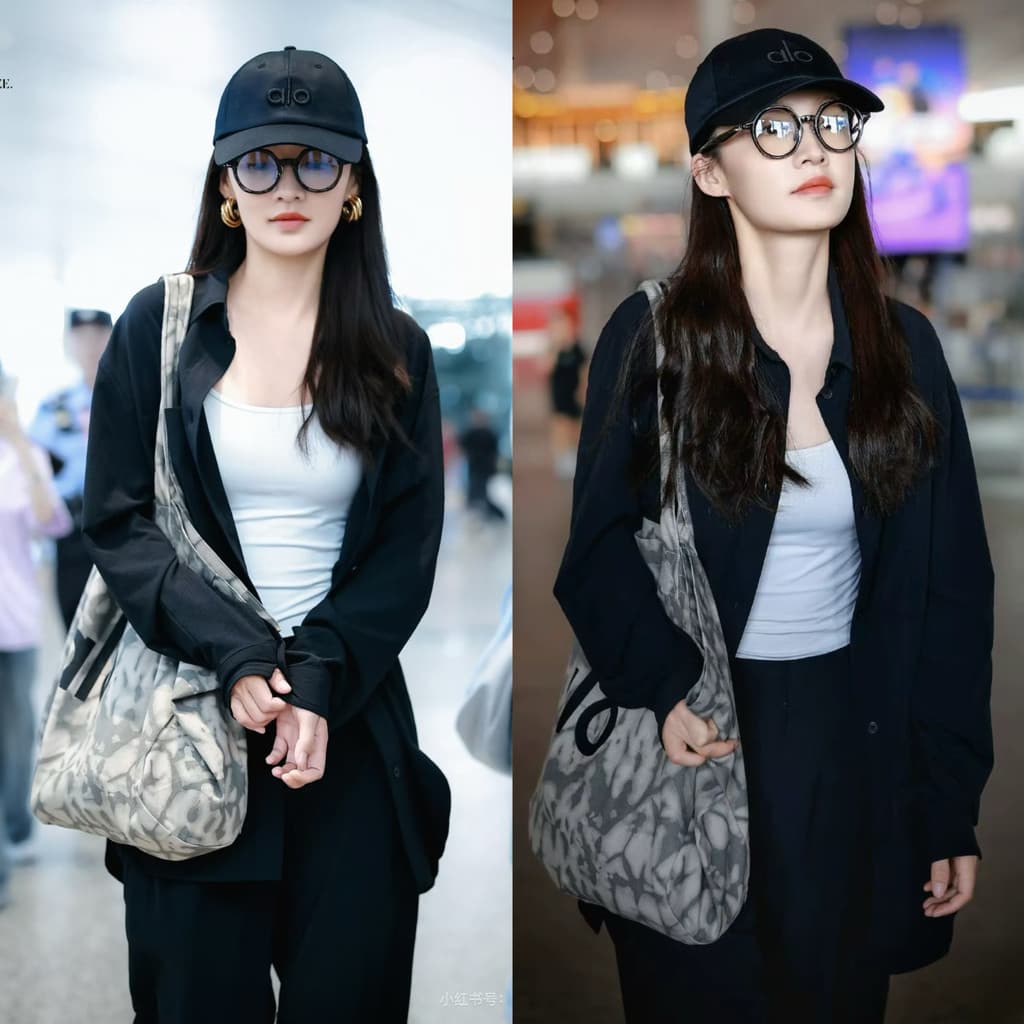 Li Qin Mesmo Estilo 25 Novo Estilo Yoga Esportes Academia Bolsa Grande Capacidade Bolsa de Ombro de Lona Bolsa de