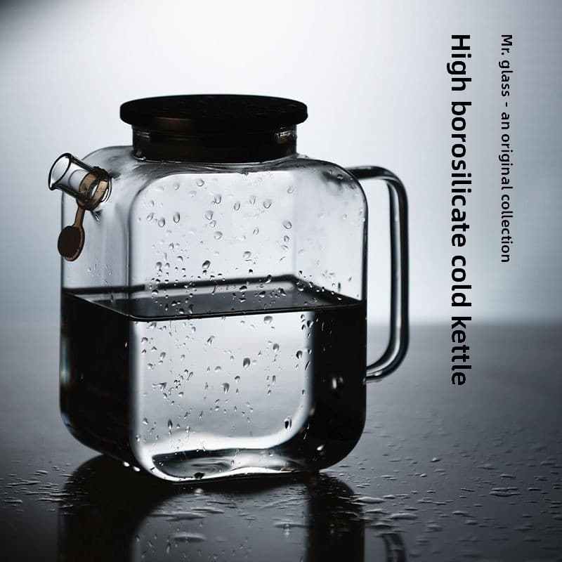 Jarro De Fermentação Fria De Vidro De Borosilicato Alto De Qualidade Alimentar Bebida Doméstica Resistente Ao Calor