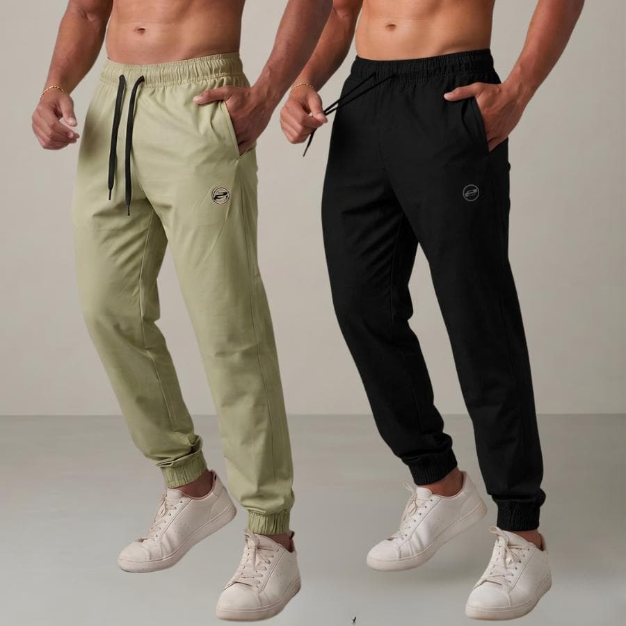 Kit Calça Masculina Esportiva Slim Fit com Elastano Academia Corrida Confortável Treino Premium