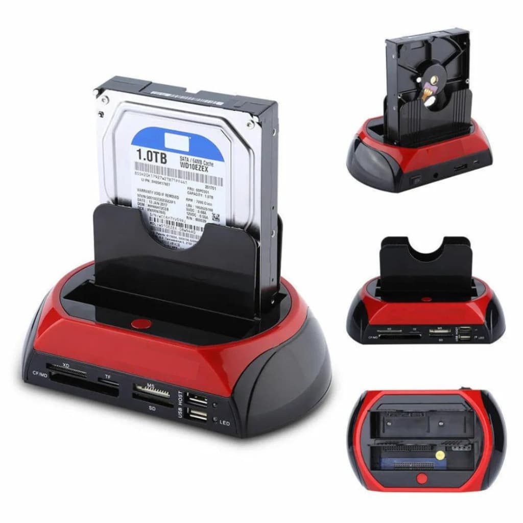 Dock Station HD SATA IDE SSD USB 3.0 All-in-1 - Case Leitor de HD Externo Backup One Touch 🖥️💾